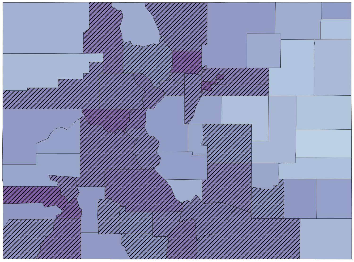 Choropleth County Map